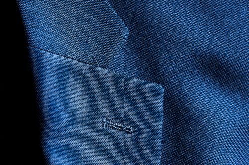Lapel of nice suit jacket
