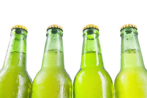 Cold Beer On The Bottle